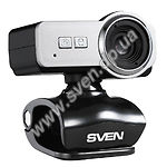 Изображение WEB-камера SVEN IC-650web Black, 1.3Mp dinamic/0.35Mp CMOS, USB, микрофон Фото WEB-камера SVEN IC-650web Black, 1.3Mp dinamic/0.35Mp CMOS, USB, микрофон