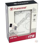Изображение внешний HDD TRANSCEND 1000GB ext. USB 3.1 2,5" (TS1TSJ25A3W) Фото внешний HDD TRANSCEND 1000GB ext. USB 3.1 2,5" (TS1TSJ25A3W)