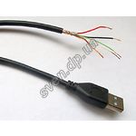 Изображение Кабель Cablexpert CCP-USB2-AMfree-4M USB2.0, A-папа/под распайку, 4 м Фото Кабель Cablexpert CCP-USB2-AMfree-4M USB2.0, A-папа/под распайку, 4 м