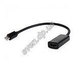 Изображение Переходник Cablexpert A-mDPM-HDMIF-02 Mini DisplayPort (папа) to HDMI (мама) Фото Переходник Cablexpert A-mDPM-HDMIF-02 Mini DisplayPort (папа) to HDMI (мама)