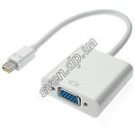 Изображение Переходник STLab U-999 White mini-DisplayPort папа (сигнал) в VGA мама (устройство) Фото Переходник STLab U-999 White mini-DisplayPort папа (сигнал) в VGA мама (устройство)