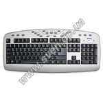 Фото Клавиатура SVEN KB-2125 PS/2 black+silver