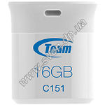 Изображение USB Flash 16Gb Team C151 White TC15116GL01 Фото USB Flash 16Gb Team C151 White TC15116GL01