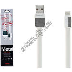 Изображение Кабель REMAX RC-044i Platinum USB-Lightning 1м White 2.1A Фото Кабель REMAX RC-044i Platinum USB-Lightning 1м White 2.1A