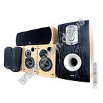 Изображение Комплект акустики SVEN B5-10 + BT-111 (black) Д.театр 5+1:50Вт+5*15Вт, дерево, ДУ Фото Комплект акустики SVEN B5-10 + BT-111 (black) Д.театр 5+1:50Вт+5*15Вт, дерево, ДУ