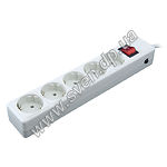 Изображение Surge Protector SVEN Optima Base 1,8 m Gray Фото Surge Protector SVEN Optima Base 1,8 m Gray
