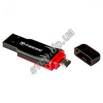 Изображение USB Flash 16Gb TRANSCEND JetFlash TS16GJF340 Dual OTG) Фото USB Flash 16Gb TRANSCEND JetFlash TS16GJF340 Dual OTG)