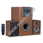 Изображение Акустическая система SVEN MS-370 black, 2.1 50W Woofer + 2*20W speaker, ДУ Фото Акустическая система SVEN MS-370 black, 2.1 50W Woofer + 2*20W speaker, ДУ
