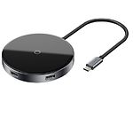 Изображение Беспроводное Wireless ЗУ Baseus WXJMY-A0G Circular Mirror Wireless Charge intelligent HD HUB Фото Беспроводное Wireless ЗУ Baseus WXJMY-A0G Circular Mirror Wireless Charge intelligent HD HUB