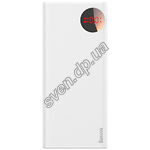 Изображение Внешний аккумулятор Power Bank Baseus (PPALL-MY02) Mulight PD3.0 QC 20000mAh White Фото Внешний аккумулятор Power Bank Baseus (PPALL-MY02) Mulight PD3.0 QC 20000mAh White