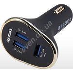 Изображение Автомобильное ЗУ REMAX RCC302 3*USB , Black, 6.3A Фото Автомобильное ЗУ REMAX RCC302 3*USB , Black, 6.3A