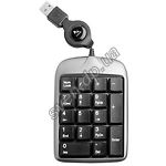 Цифровая клавиатура A4tech TK-5 USB black-silver - фото