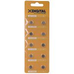 Изображение Батарейка X-Digital AG1 (AG1-10B) V364 Alkaline 1.5V для часов, блистер 10шт Фото Батарейка X-Digital AG1 (AG1-10B) V364 Alkaline 1.5V для часов, блистер 10шт