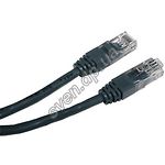 Фото Кабель patch cord  1м UTP Black Cablexpert PP12-1M/BK