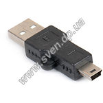 Изображение Переходник Gemix GC 1631 USB2.0 AM/5P mini-USB Фото Переходник Gemix GC 1631 USB2.0 AM/5P mini-USB