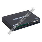 Изображение Картридер ext USB 2.0 ALL-in-1 SVEN AC-111 (black) Фото Картридер ext USB 2.0 ALL-in-1 SVEN AC-111 (black)