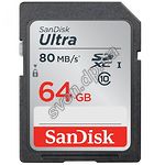 Изображение SD XC 64 GB SanDisk Class 10 UHS-I (SDSDUNC-064G-GN6IN) R80Mb/s, 533x Фото SD XC 64 GB SanDisk Class 10 UHS-I (SDSDUNC-064G-GN6IN) R80Mb/s, 533x