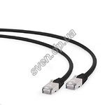 Изображение Кабель patch cord 1м S/FTP Black Cablexpert PP6A-LSZHCU-BK-1M Фото Кабель patch cord 1м S/FTP Black Cablexpert PP6A-LSZHCU-BK-1M