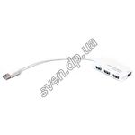 Изображение Концентратор HUB USB 3.0 Gembird UHB-U3P4-01 Фото Концентратор HUB USB 3.0 Gembird UHB-U3P4-01