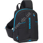 Изображение Рюкзак для Notebook RivaCase 7870 (Black-Blue) с диагональю дисплея 13.3 Фото Рюкзак для Notebook RivaCase 7870 (Black-Blue) с диагональю дисплея 13.3