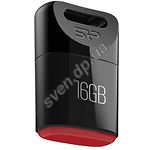 Изображение USB Flash 16Gb SILICON POWER Touch T06 Black SP016GBUF2T06V1K) Фото USB Flash 16Gb SILICON POWER Touch T06 Black SP016GBUF2T06V1K)