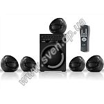 Изображение Комплект акустики F&D F2000U (black) Home Theatre 12W Woofer+5*4W, USB, SD reader,ДУ Фото Комплект акустики F&D F2000U (black) Home Theatre 12W Woofer+5*4W, USB, SD reader,ДУ