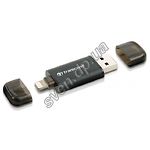 Изображение USB Flash 32Gb TRANSCEND JetFlash TS32GJDG300K Black Lightning/USB 3.1 Фото USB Flash 32Gb TRANSCEND JetFlash TS32GJDG300K Black Lightning/USB 3.1