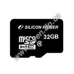 Изображение microSD HC 32Gb SILICON POWER Class4 (без переходника) Фото microSD HC 32Gb SILICON POWER Class4 (без переходника)
