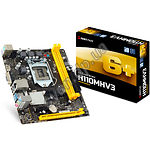 Изображение Материнская плата Biostar H110MHV3, S-1151, H110, 2xDDR3, PCI-E16, HDMI/VGA, Sound, Lan, USB3.0, mA Фото Материнская плата Biostar H110MHV3, S-1151, H110, 2xDDR3, PCI-E16, HDMI/VGA, Sound, Lan, USB3.0, mA
