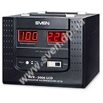 Изображение Стабилизатор SVEN AVR-3000LCD, 3000VA,6-ти ступенчатый,220V+/-25%(165-275), 2евророзетки Фото Стабилизатор SVEN AVR-3000LCD, 3000VA,6-ти ступенчатый,220V+/-25%(165-275), 2евророзетки