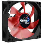 Изображение Вентилятор 80мм Aerocool Motion 8 Red LED Фото Вентилятор 80мм Aerocool Motion 8 Red LED