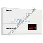Изображение Стабилизатор SVEN AVR SLIM-1000 LCD, 800Вт, 140-260В, 220+/-8%, цифровой вольтметр, 1евророзетка Фото Стабилизатор SVEN AVR SLIM-1000 LCD, 800Вт, 140-260В, 220+/-8%, цифровой вольтметр, 1евророзетка