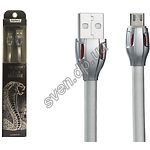 Изображение Кабель REMAX RC-035m Laser USB-MicroUSB 1м Black 2.1A Фото Кабель REMAX RC-035m Laser USB-MicroUSB 1м Black 2.1A