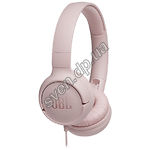 Изображение JBL TUNE T500 Pink (JBLT500PIK), наушники накладные с микрофоном Фото JBL TUNE T500 Pink (JBLT500PIK), наушники накладные с микрофоном