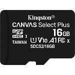Изображение microSD HC 16Gb KINGSTON Canvas Select Plus UHS-I A1 Class10(без переходника SDCS2/16GBSP) R-100MB/s Фото microSD HC 16Gb KINGSTON Canvas Select Plus UHS-I A1 Class10(без переходника SDCS2/16GBSP) R-100MB/s