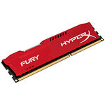 Фото DDR-3 4GB PC-12800 (1600) Kingston HyperX Fury Red (HX316C10FR/4)