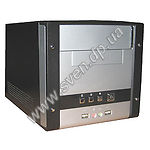 Изображение Корпус KMZ Mini-ITX Cubic case, PSU 120W, Black-Silver Фото Корпус KMZ Mini-ITX Cubic case, PSU 120W, Black-Silver