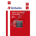 Изображение Батарейка Verbatim (49939) 23AF (LR23, MN21) Alkaline 12V (2шт/blister) Фото Батарейка Verbatim (49939) 23AF (LR23, MN21) Alkaline 12V (2шт/blister)