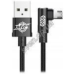 Изображение Кабель Baseus CAMMVP-B01 MVP Elbow USB/Micro USB 2м Black 1.5A Фото Кабель Baseus CAMMVP-B01 MVP Elbow USB/Micro USB 2м Black 1.5A