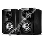 Изображение Акустическая система SVEN SPS-707 glossy black, 2x25 Вт, деревянный корпус, ДУ Фото Акустическая система SVEN SPS-707 glossy black, 2x25 Вт, деревянный корпус, ДУ