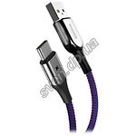 Изображение Кабель Baseus CATXD-A05 X-type USB/Type C, 1м Purple 3A Фото Кабель Baseus CATXD-A05 X-type USB/Type C, 1м Purple 3A