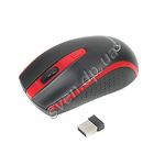 Изображение Мышка Gembird MUSW-107-R беспроводная, USB, красная с черным Фото Мышка Gembird MUSW-107-R беспроводная, USB, красная с черным
