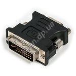 Изображение Переходник Viewcon VA005 DVI (24+5конт.)-VGA, M/F, черный Фото Переходник Viewcon VA005 DVI (24+5конт.)-VGA, M/F, черный