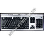 Изображение Клавиатура A4 KL-7M X-Slim, Укр/Рус/Eng, 17 прог.кнопок, разъёмы наушники/мик,Silver+Black, PS/2 Фото Клавиатура A4 KL-7M X-Slim, Укр/Рус/Eng, 17 прог.кнопок, разъёмы наушники/мик,Silver+Black, PS/2