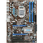 Фото Материнская плата MSI P55-GD55, Intel P55, S-1156, DDRIII, 2*PCIex16x, S-ATA-II, Audio 8ch, Lan Gig