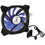 Изображение Вентилятор 120мм Cooling Baby 12025HBBL-1 BLUE 120x120x25 HB,26дБ,12V,2100об/мин,3-pin+4-pin Molex Фото Вентилятор 120мм Cooling Baby 12025HBBL-1 BLUE 120x120x25 HB,26дБ,12V,2100об/мин,3-pin+4-pin Molex