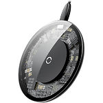 Изображение Беспроводное Wireless ЗУ Baseus CCALL-AJK01 Black Фото Беспроводное Wireless ЗУ Baseus CCALL-AJK01 Black