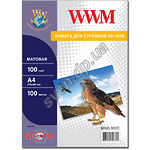 Изображение Фотобумага WWM матовая, 100г/м2, A4, 100л (M100.100/C) Фото Фотобумага WWM матовая, 100г/м2, A4, 100л (M100.100/C)