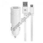 Изображение Автомобильное ЗУ RIVACASE VA4223 WD1 White, 3.4А ,5V Фото Автомобильное ЗУ RIVACASE VA4223 WD1 White, 3.4А ,5V