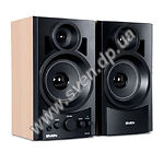 Изображение Акустическая система SVEN MS-230 beech, 2*5W speaker, деревянный корпус Фото Акустическая система SVEN MS-230 beech, 2*5W speaker, деревянный корпус